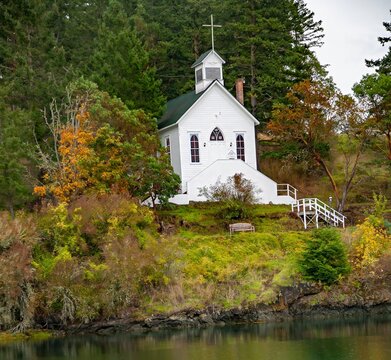 Our Lady of Good Voyage Chapel - Roche Harbor, San Juan Island, Washington