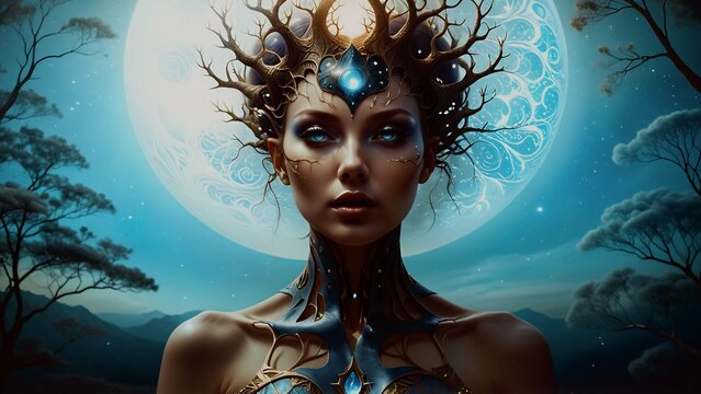 Mujer luna