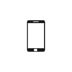 Set of monochrome telephone vector icons isolated on white background.