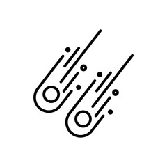 comet line icon