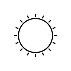 sun line icon