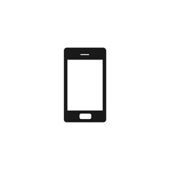 Set of monochrome telephone vector icons isolated on white background.