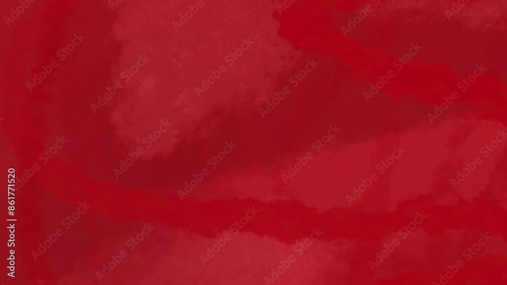 Poster Red textured warp animation, motion graphics backgorund, seamless loop