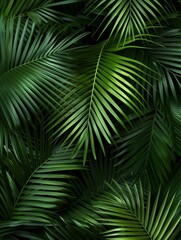 tropical palm pattern