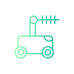 moon rover gradient icon