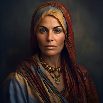 An Beautiful Hebrew Woman from Ancient Israel during Bible Times