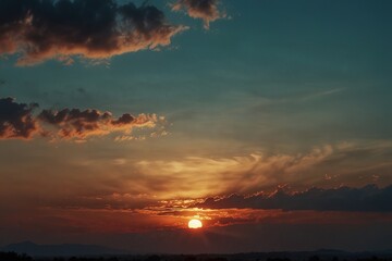 Obraz premium sky at sunset