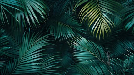 Historical illustrations tropical leafs