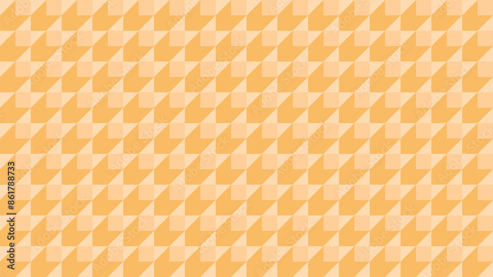Poster abstract background of seamless pattern of yellow squares with shadows. high resolution full frame m