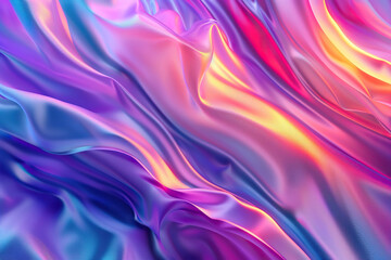 Obraz premium Beautiful texture surface neon wave, design natural abstract background