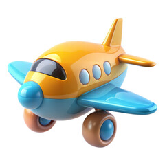 Fototapeta premium airplane on transparent background