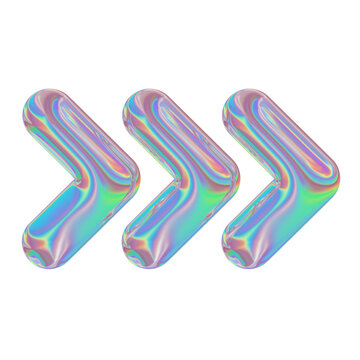 3d chrome Retro futuristic y2k elements
