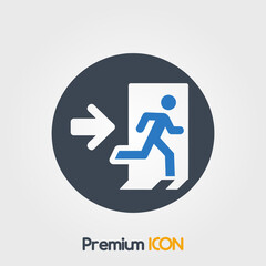 Emergency Exit Icon