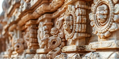 Intricate stone carvings adorn the ornate Lotus Mahal in Royal Centre Hampi. Concept Architecture, Stone Carvings, Lotus Mahal, Hampi, Royal Centre