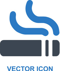 Smoking Area Sign Icon