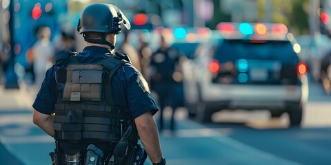 Police are public authorities responsible for maintaining public order and enforcing laws. Concept Law Enforcement, Public Safety, Crime Prevention, Community Policing, Emergency Response