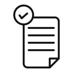 Approved Document Icon Ideal for Office Management