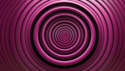 Concentric Pink Circles Abstract Design
