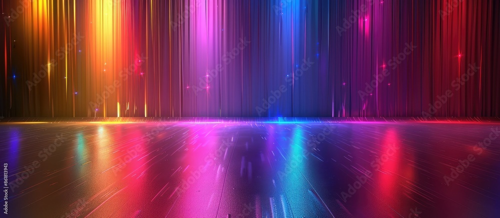 Poster colorful backdrop with copy space image.