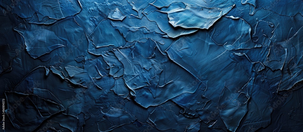 Poster abstract navy blue stucco wall background with rough texture for text on a banner ensuring enough co