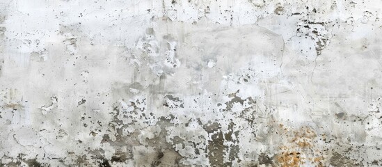 Obraz premium Concrete texture in dirty white and gray shades, providing a beautiful abstract background with copy space image.