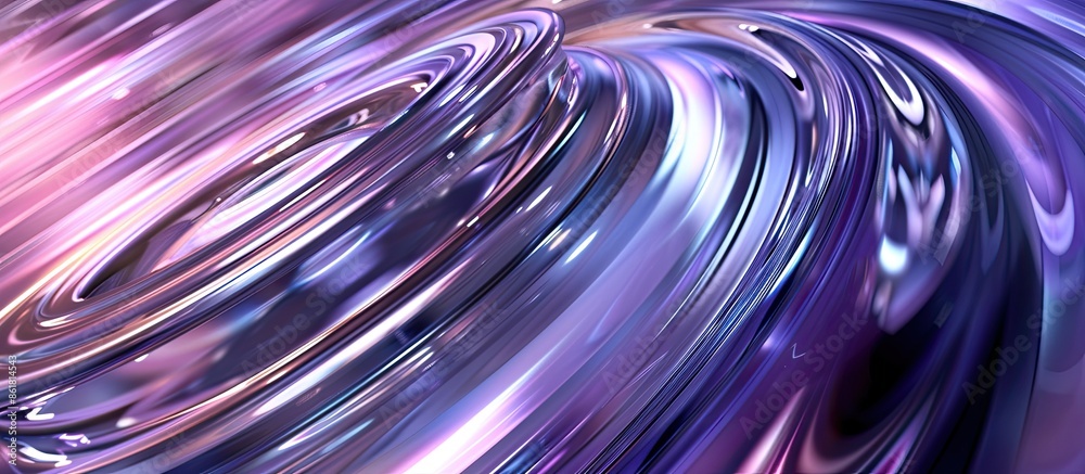 Poster abstract background in shades of violet, blue, and brown with a silver circular element, ideal as a 