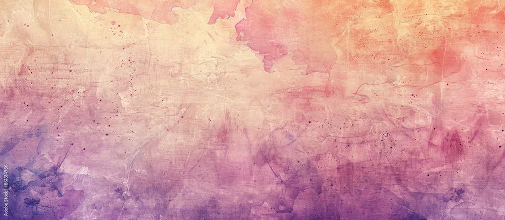 Fototapete soft textured warm watercolor paper provides a perfect copy space image against an empty background 