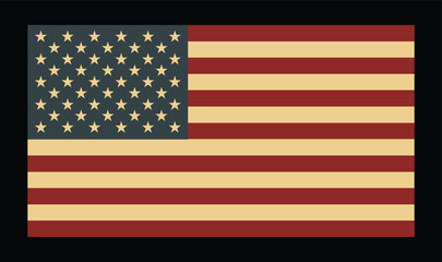 Fototapeta premium USA Flag Design