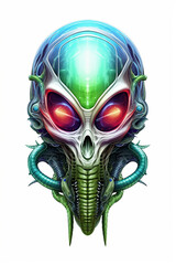 Image of Alien ET, for Stickers, T-shirt Print, Cap, Mug, Slippers, Mousepad, with Transparent Background PNG