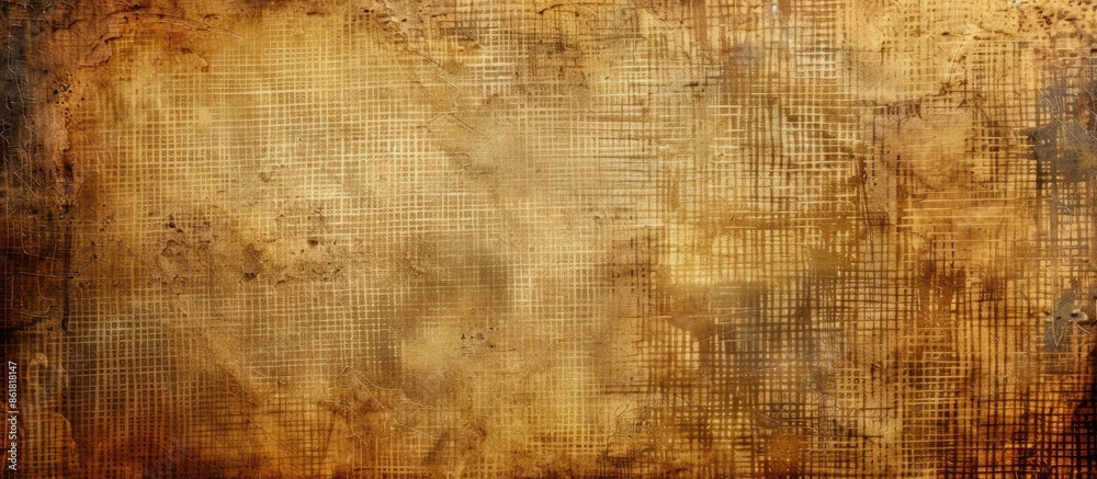 Aufkleber grunge texture on a brown canvas with copy space image.