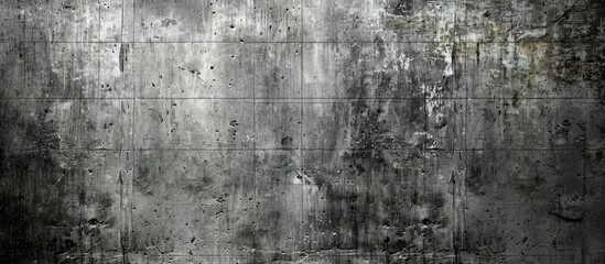 Obraz premium A cement wall with a grey, grungy texture provides a blank area for adding elements in an image. Copy space image. Place for adding text and design