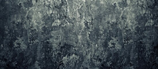 Obraz premium Vintage design wallpaper with abstract grunge gray and black old concrete texture background providing a unique and stylish copy space image.