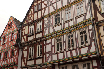 Fototapeta premium Limburger Fachwerkfassaden an der Salzgasse