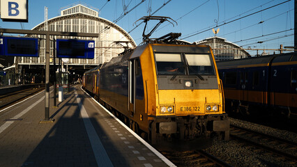 train at the station NS Netherlands