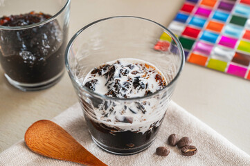 クラッシュコーヒーゼリー