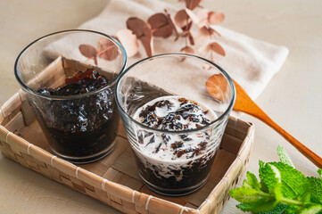 クラッシュコーヒーゼリー