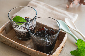 クラッシュコーヒーゼリー