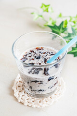 飲むカフェオレゼリー