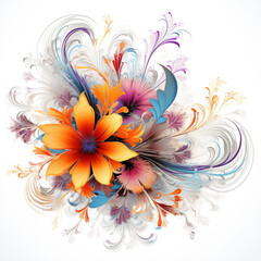 Fototapeta premium Abstract Floral Art