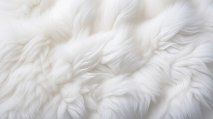 White sheep fur skin pelt hide texture, background graphic resource