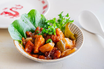 中華料理　酢豚