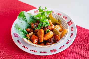 中華料理　酢豚