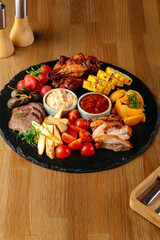 cocktail snacks. an aperitif for cocktails. cocktail bar menu