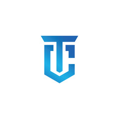 simple logo  TC  