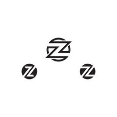 simple z logo templete
