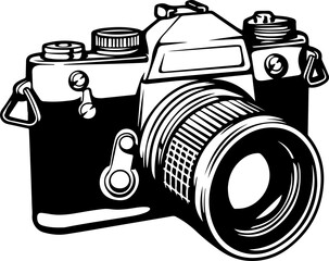 Old camera clipart desing illustration