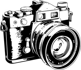 Old camera clipart desing illustration