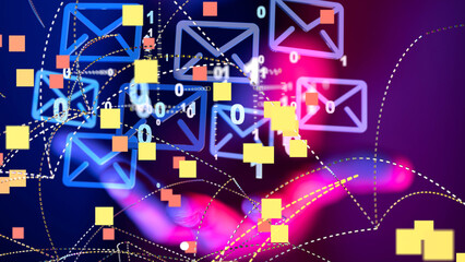 Mail Communication Connection message to mailing