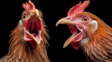 portrait of a rooster
