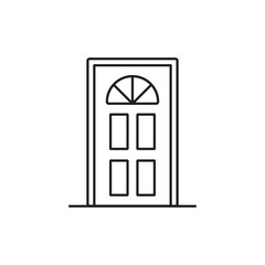 entrance door icon illustration
